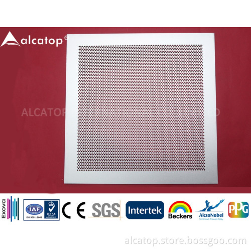 Perforated Aluminum Solid Panels
